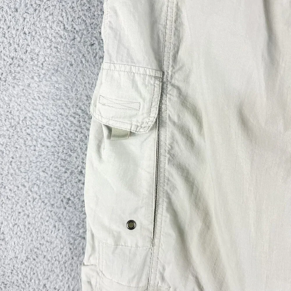 Redington Convertible Pants Mens 38 Tan Fishing Cargo Nylon‎ Mesh Lined Outdoor